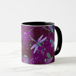 Dragonflies Lila Dreams 11oz Combo Mugg