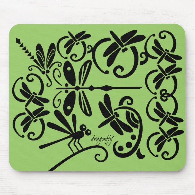 Dragonflies Mousepad Musmatta (Framsidan)