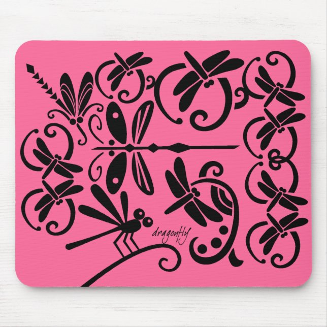 Dragonflies Mousepad Musmatta (Framsidan)