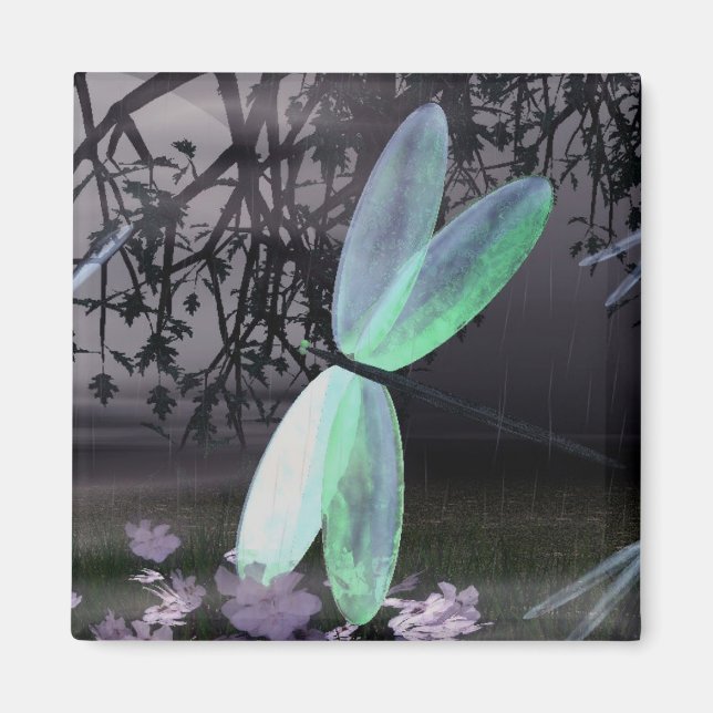 Dragonflies natt magnet (Framsidan)