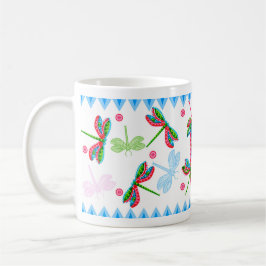Dragonflies och Lilies Mugg 2