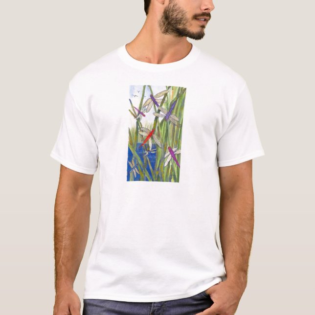 Dragonflies Summer T-shirt (Framsida)