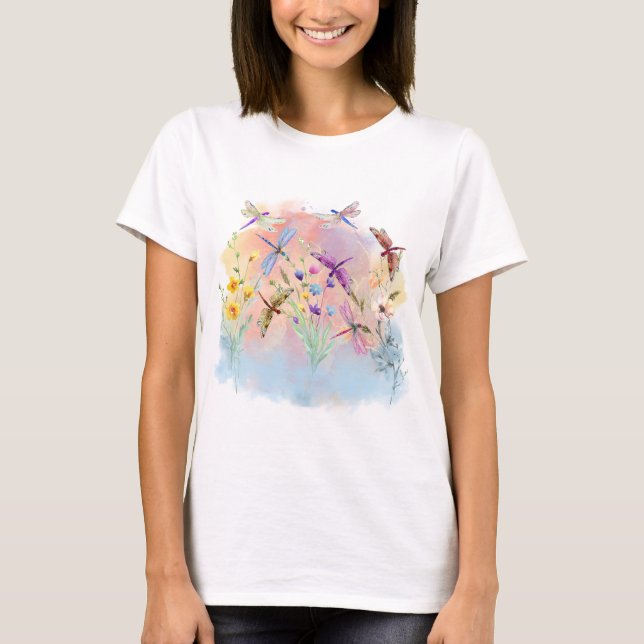 Dragonflies T Shirt (Framsida)