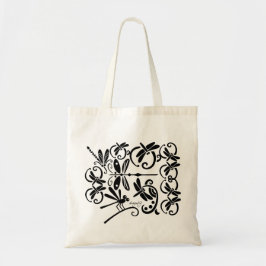 Dragonflies Tote Bag Tygkasse