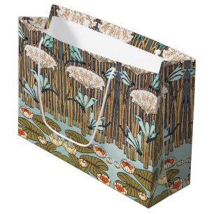 Dragonflies Vatten Lilies Marsh Art nouveau