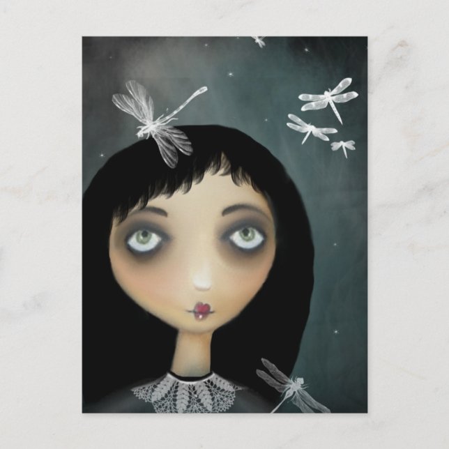 Dragonflies vykort (Framsida)