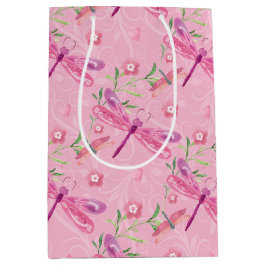 DRAGONFLIK FÖR rosa OCH LILA VATTENFÄRG