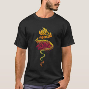 DragonFlowerTorch T-shirt