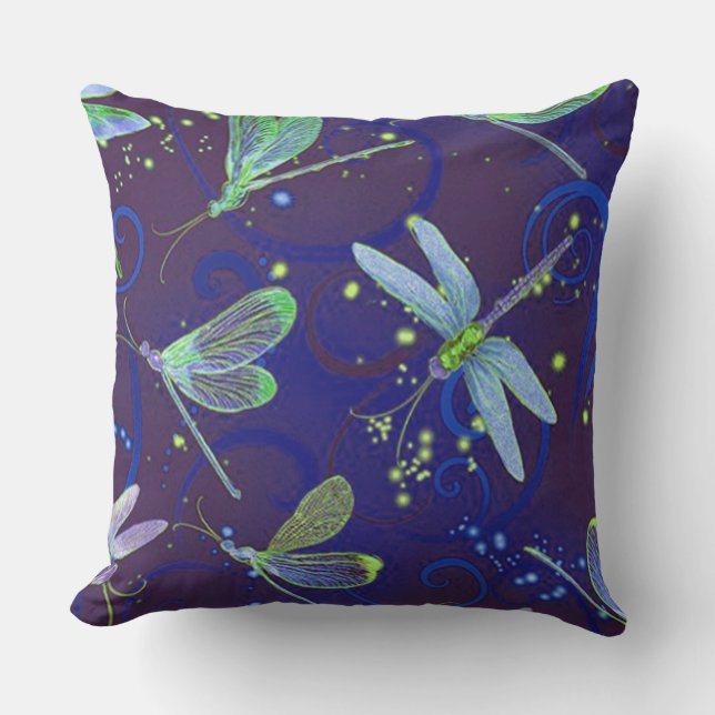 Dragonflugor Blue Kudde (Framsida)