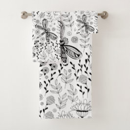 Dragonflugor och blommor