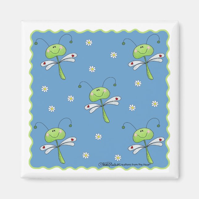 Dragonflugor och Daisy Magnet (Framsidan)