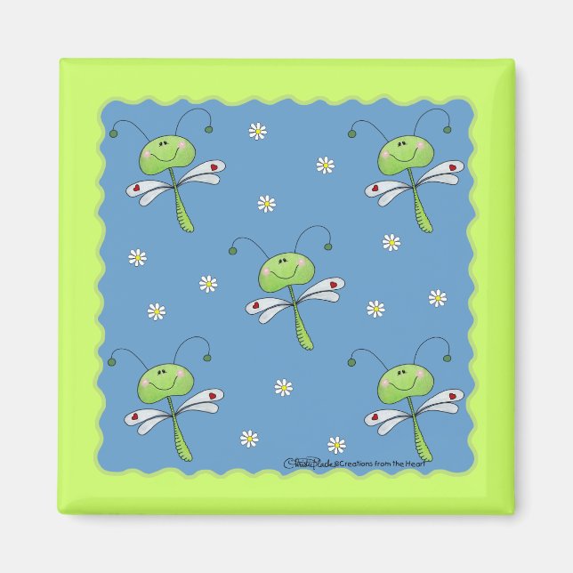 Dragonflugor och Daisy Magnet (Framsidan)