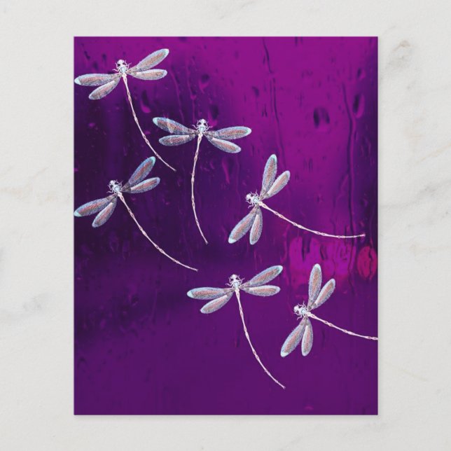 Dragonflugor på vatten (Framsida)