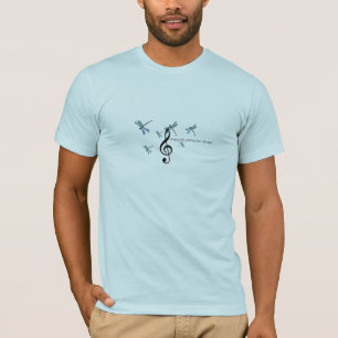 dragonfly1 treble_cleff, dragonfly1, slända… tee
