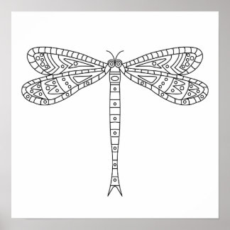 Dragonfly 2 Poster till Färg
