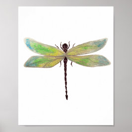 Dragonfly 8x10-utskrift poster