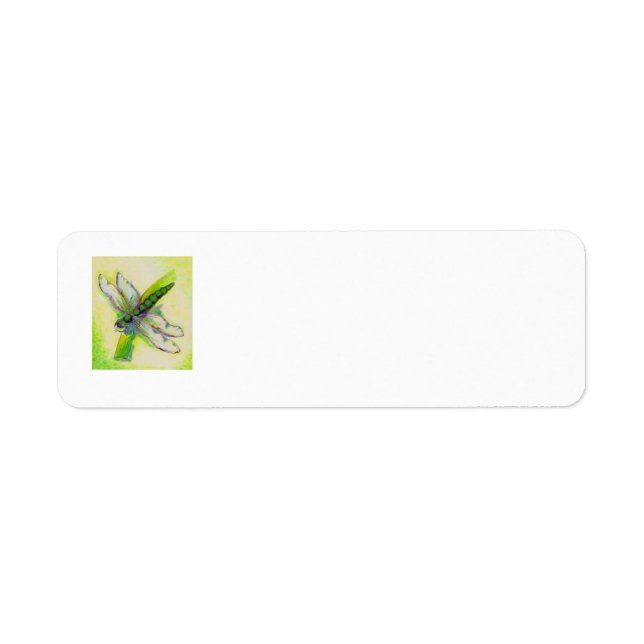 Dragonfly-Adressetiketter Returadress Etikett (Framsidan)
