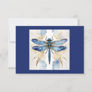 Dragonfly Alcohol Bläck Tack Kort