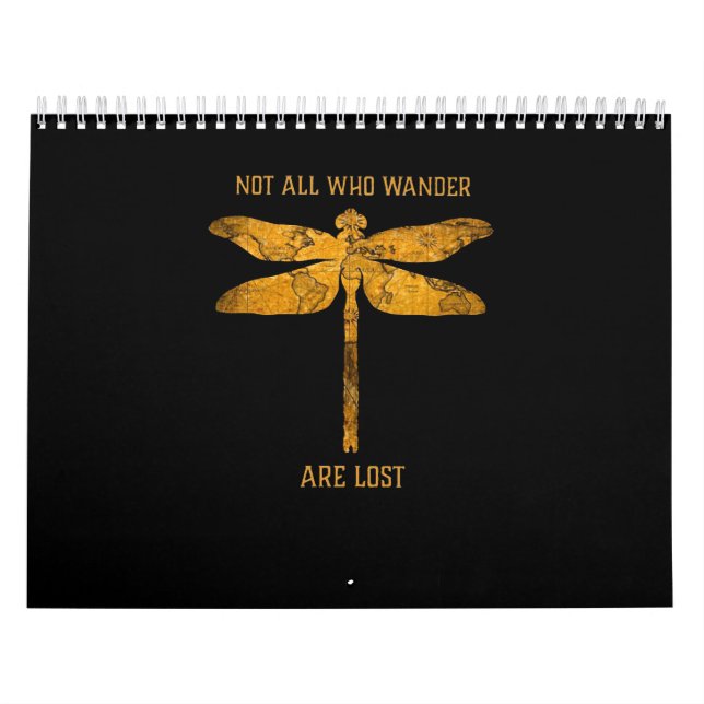 Dragonfly Älskare| Alla som vill är Borttappadar Kalender (Omslag)