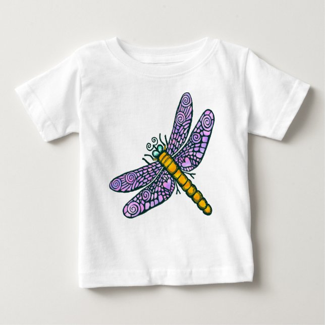 Dragonfly - Anpassad T-shirt (Framsida)