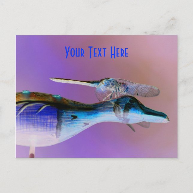 Dragonfly-Anpassadets vykort (Framsida)