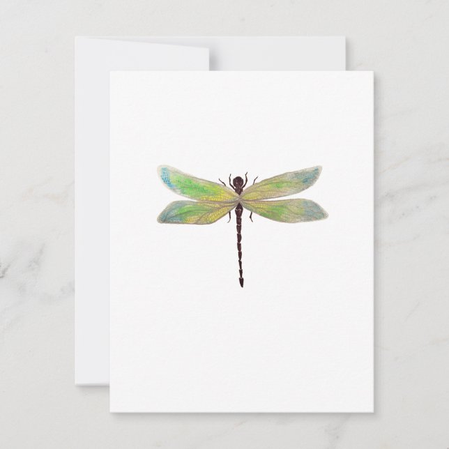 Dragonfly Anteckningskort (Framsida)