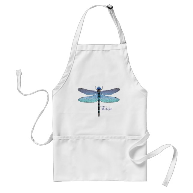 Dragonfly Apron för Vuxnor och barn Förkläde (Framsidan)