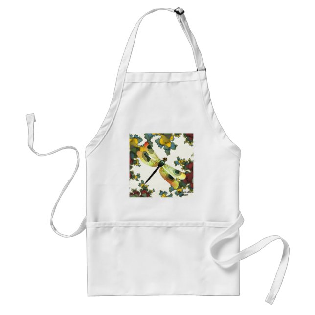 Dragonfly Apron (Höst färger) Förkläde (Framsidan)