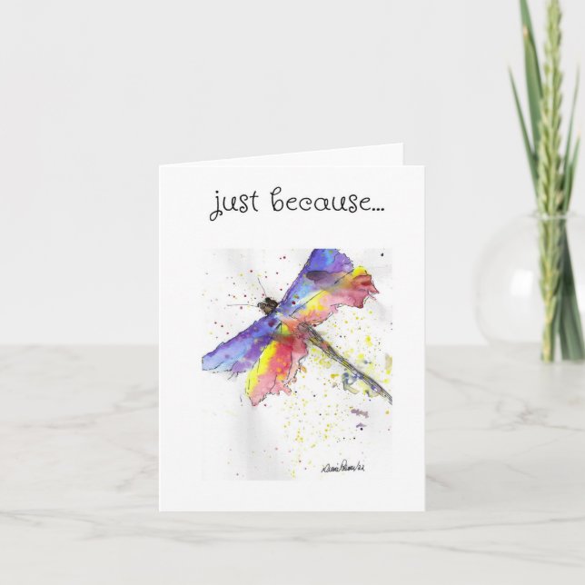 Dragonfly Art, bara för att kort (Framsida)