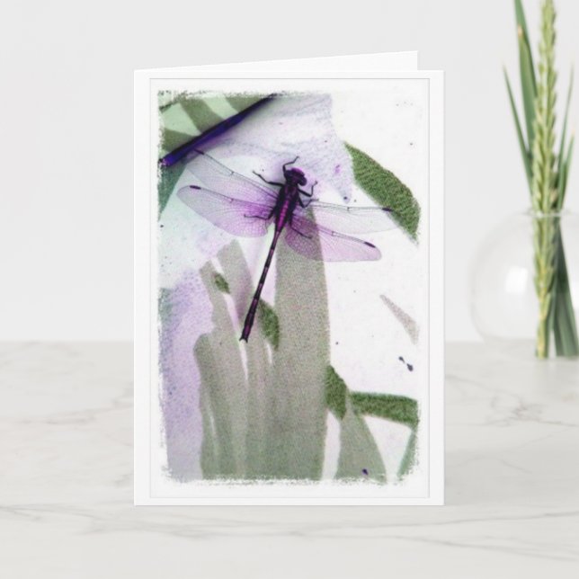 Dragonfly Art Card Kort (Framsida)