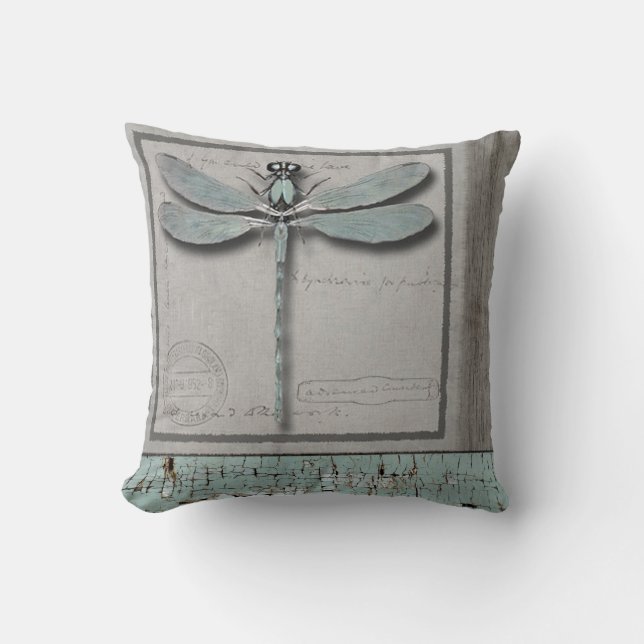 Dragonfly art kudde, Artist Karen J Williams Kudde (Framsida)