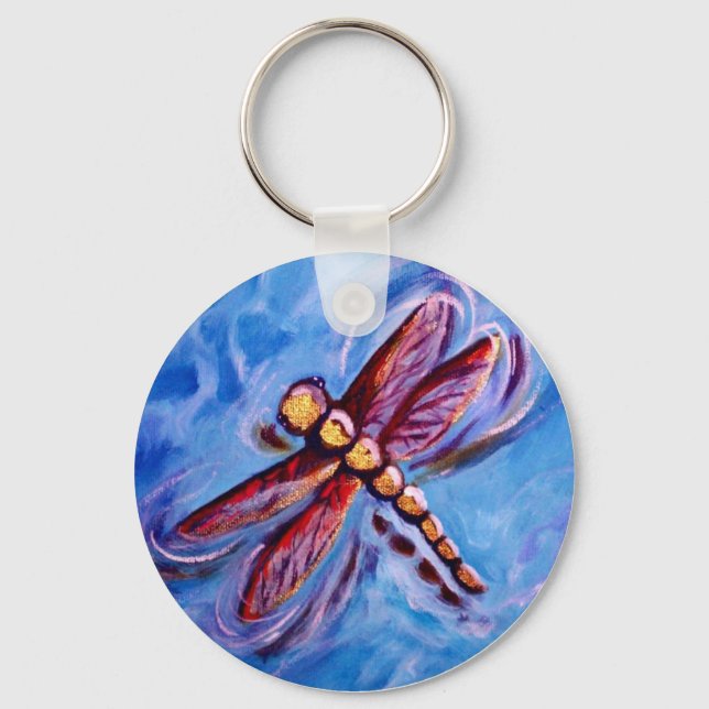 DragonFly Art~Nyckelkedja Nyckelring (Framsida)