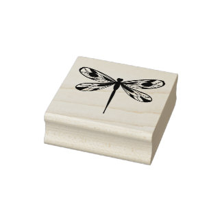 Dragonfly Art Rubber Frimärke Stämpel