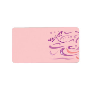 DRAGONFLY Baby Naming Address Label Adressetikett