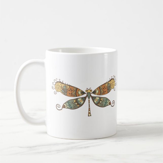 DRAGONFLY BEAUITFUL COFFEE MUGG (Vänster)