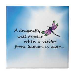Dragonfly, besökare från himlen kakelplatta