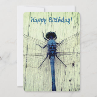 Dragonfly Birthday Card! Inbjudningar
