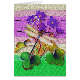 Dragonfly Blank Card Hälsningskort