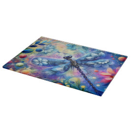Dragonfly-Blommigt av vild Abstrakt - blått Rosa