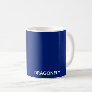 Dragonfly Blue färg namn Kaffemugg