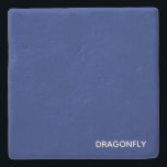 Dragonfly Blue färg namn Stenunderlägg<br><div class="desc">Dragonfly Blue färg namn</div>