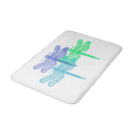 Dragonfly Blues Foam Mat Badrumsmatta