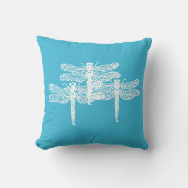 Dragonfly Blues Pillow Kudde