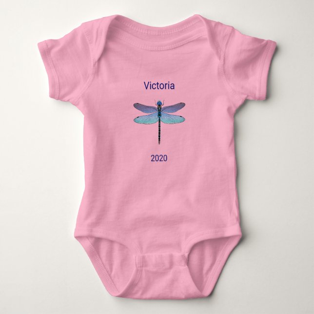 Dragonfly Bodywear & One-Delar Baby T Shirt (Framsida)