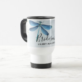 DragonFly BRIDESMAID Brudens sida Personlig Resemugg
