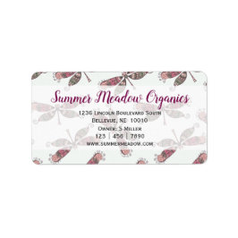 Dragonfly Business Returadress | Leveransetikett Adressetikett