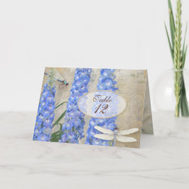 Dragonfly Butterfly-Blommigt för Bordsnummer Tält