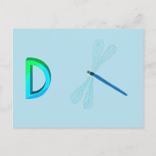 Dragonfly Card Vykort