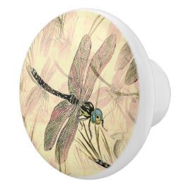 Dragonfly Ceramic Door Knob/Drag Knopp