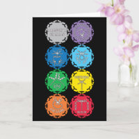 Dragonfly Chakras vita textdesign